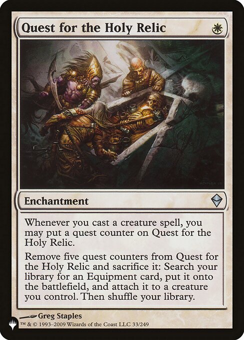 Quest for the Holy Relic (ZEN-U-LIST)