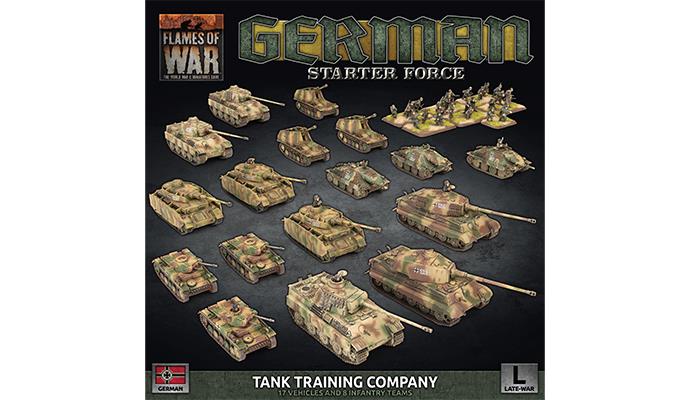 Flames of War: WWII: German (GEAB25) - Tank Training Company (Plastic) (Late)