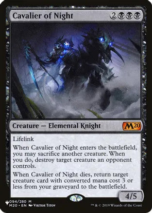 Cavalier of Night (M20-M-LIST)