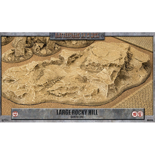 Battlefield in a Box BB638 Large Rocky Hill Sandstone