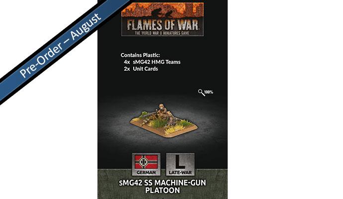 Flames of War: WWII: German (GE797) - sMG42 SS Machine-gun Platoon (Late)