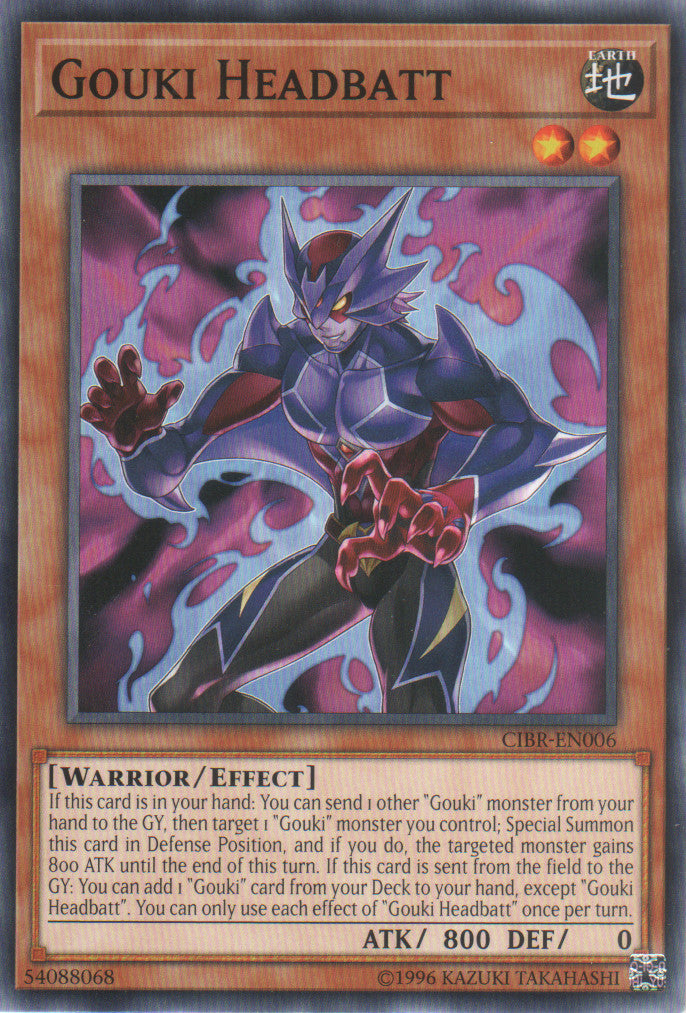 Gouki Headbatt (CIBR-EN006) Common - Near Mint Unlimited