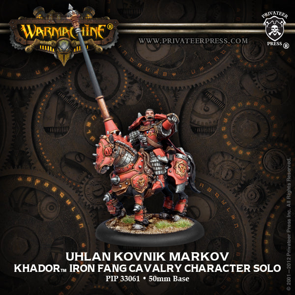 Warmachine: Khador - Kovnik Markov, Cavalry Character Solo (Metal)