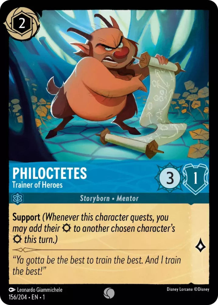 Philoctetes - Trainer of Heroes (The First Chapter 156/204) Common - Near Mint