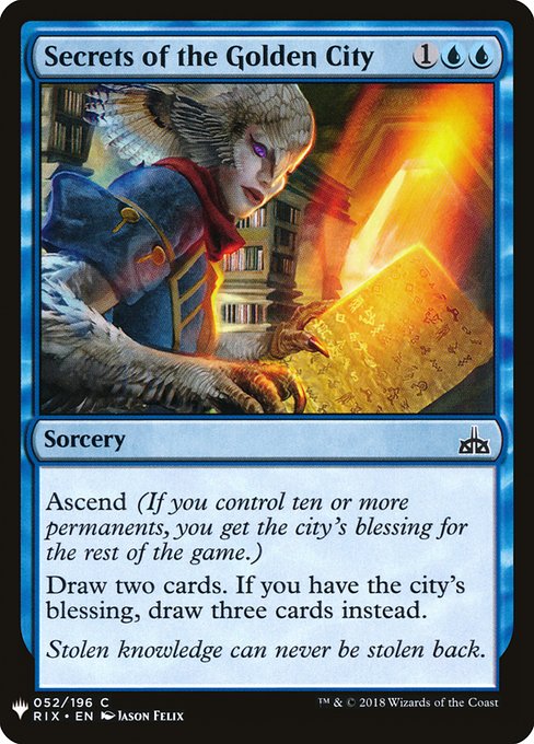 Secrets of the Golden City [Mystery Booster #0482] (RIX-C)