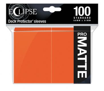 Ultra-PRO: PRO-Matte Eclipse - Pumpkin Orange (100)