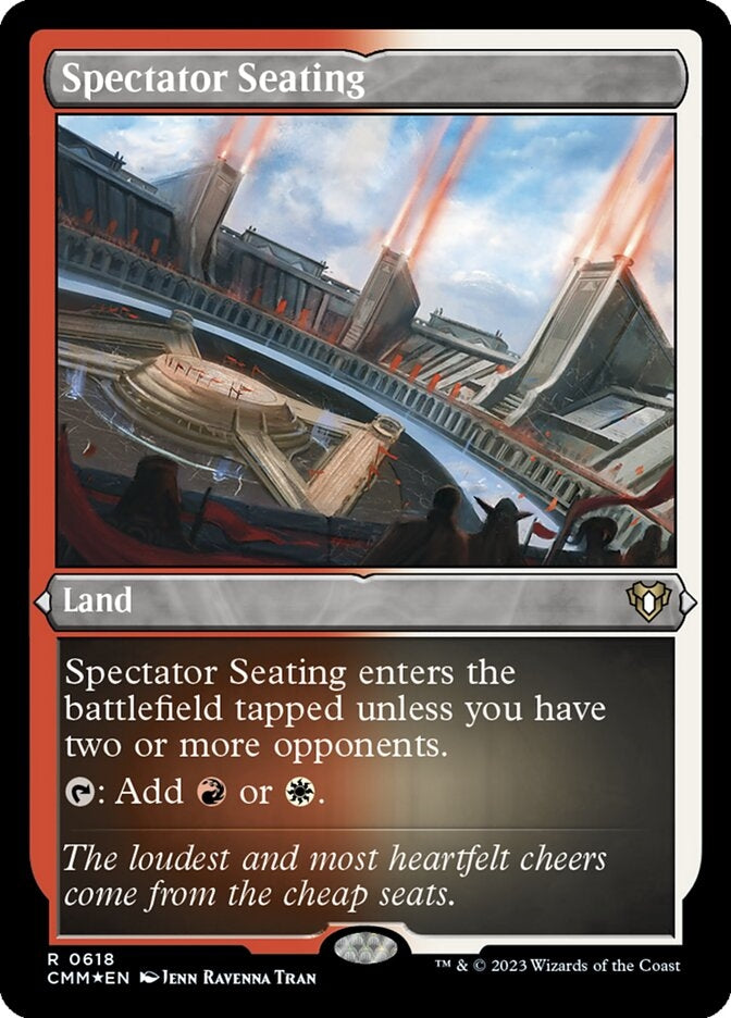 Spectator Seating [#0618 Etched Foil] (CMM-R)