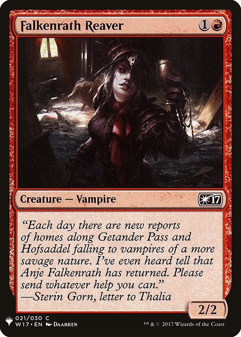 Falkenrath Reaver [Mystery Booster #0920] (W17-C)