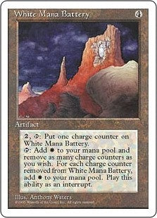 White Mana Battery (4ED-R)