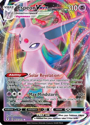 Espeon VMAX - 065/203 (SWSH07) Ultra Rare - Near Mint Holofoil