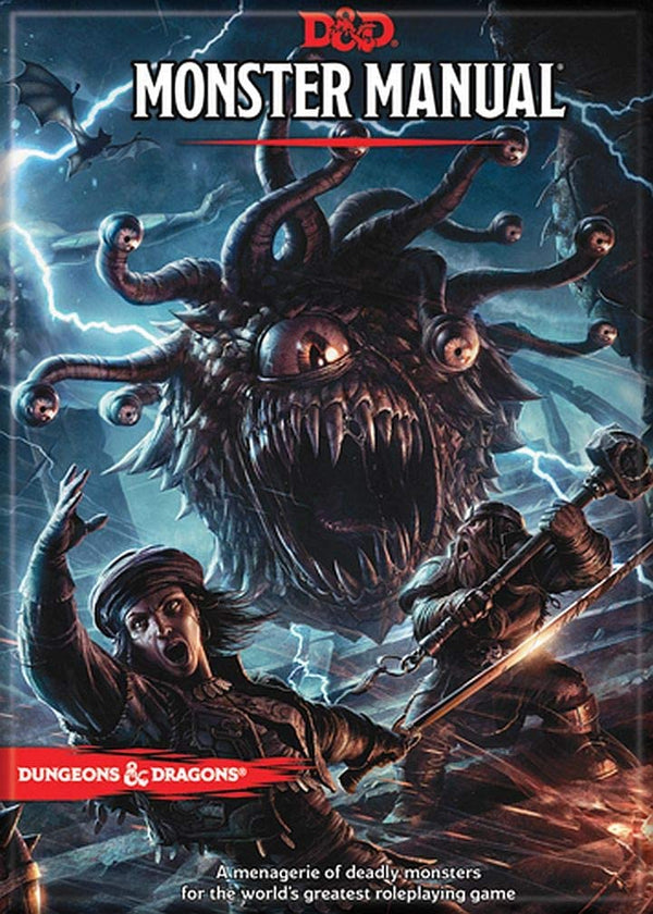 Dungeons & Dragons Book Cover Series 1 Magnet - 5th Edition Monster Manual