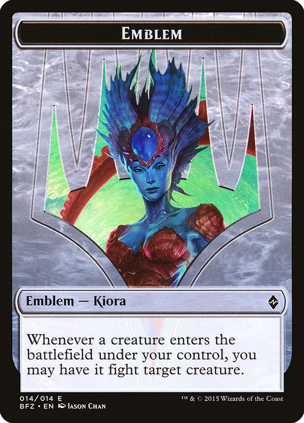 Kiora, Master of the Depths Emblem [014/014](BFZ-C)