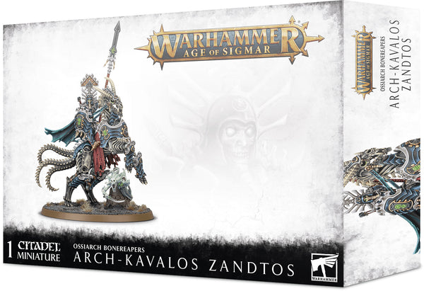 Age of Sigmar: Ossiarch Bonereapers - Arch-Kavalos Zandtos Dark Lance of Ossia