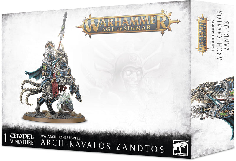 Age of Sigmar: Ossiarch Bonereapers - Arch-Kavalos Zandtos Dark Lance of Ossia