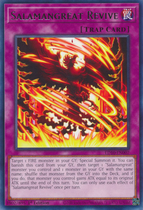 Salamangreat Revive (LD10-EN007) Rare - Near Mint 1st Edition