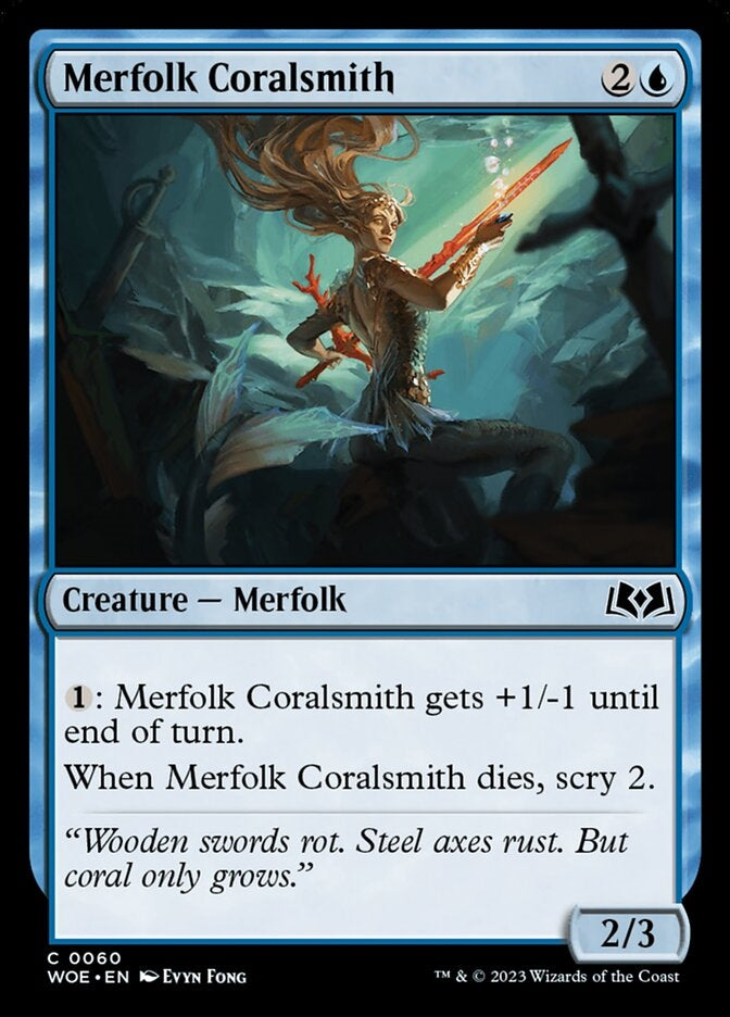Merfolk Coralsmith [#0060] (WOE-C)