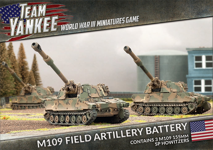 Flames of War: Team Yankee WW3: USA (TUBX04) - M109 Field Artillery Battery (Plastic)