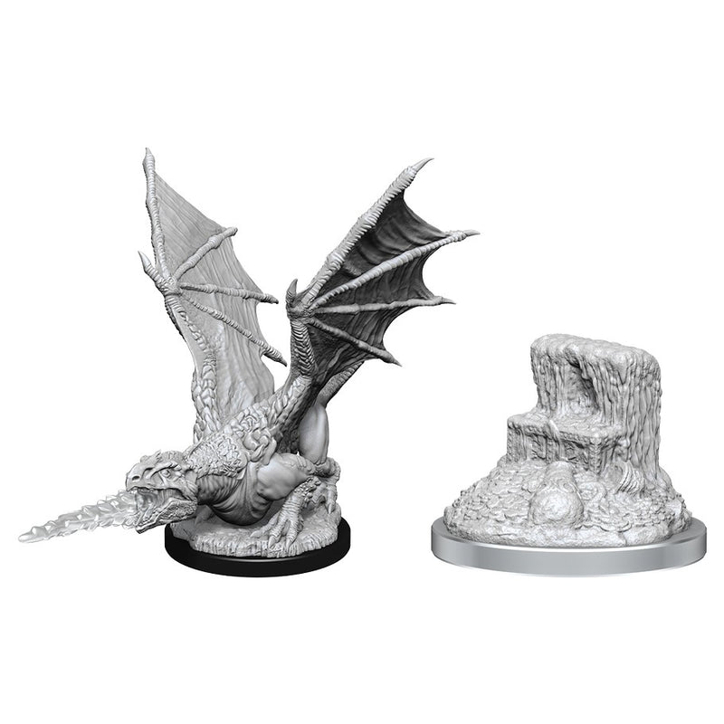 D&D: Nolzur's Marvelous Miniatures - White Dragon Wyrmling W19