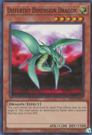 Different Dimension Dragon (DCR-EN015 (c) 2020 25th Anniversary) Super Rare - Near Mint Unlimited