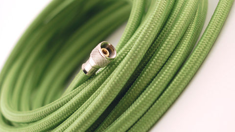 Grex: Air Hoses - GBH-20 20' Braided Nylon Air Hose 1/8''F x 1/8''F