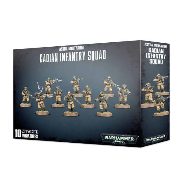 40K: Astra Militarum - Cadian Infantry Squad (OOP)