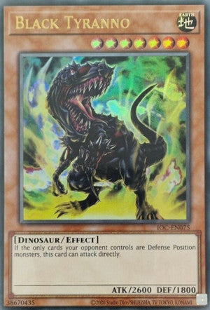 Black Tyranno (IOC-EN075 (c) 2020 25th Anniversary) Ultra Rare - Near Mint Unlimited