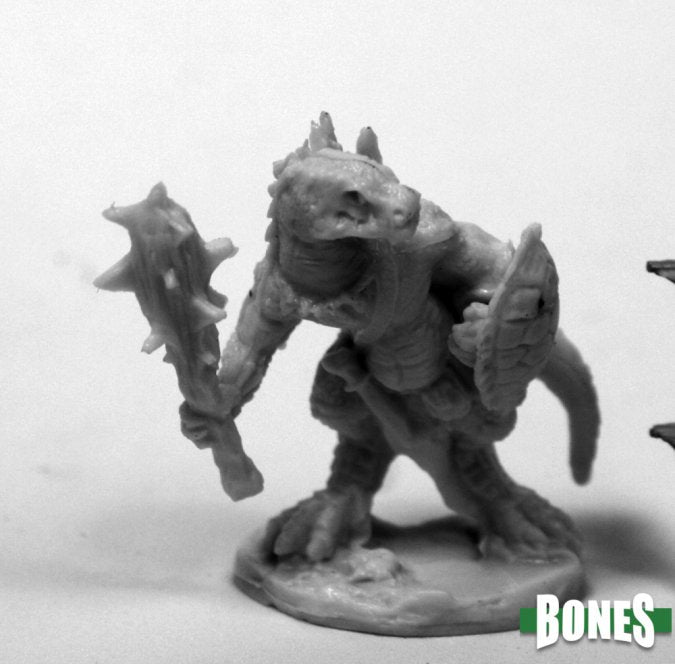 Bones 77426: Lizardman W/Club & Shield