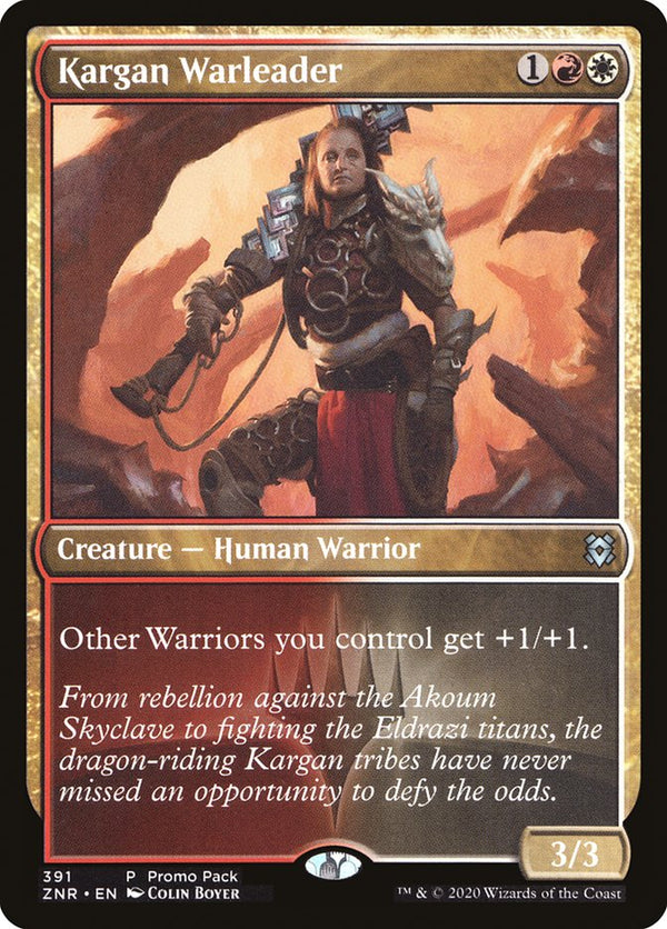 Kargan Warleader (ZNR-U-PP-FOIL)