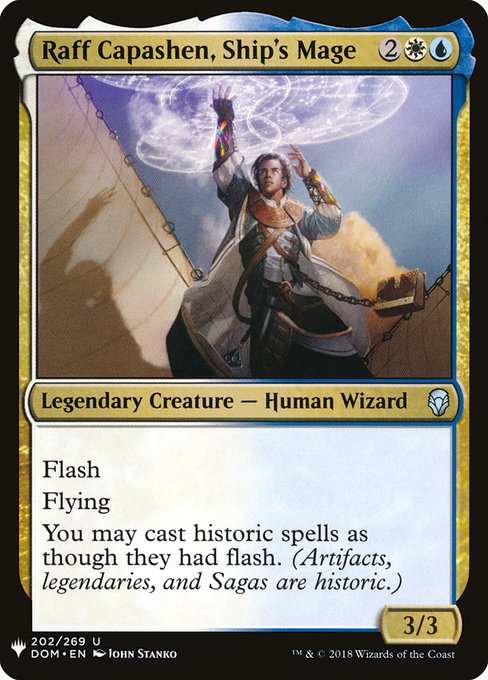 Raff Capashen, Ship's Mage [Mystery Booster #1470] (DOM-U)