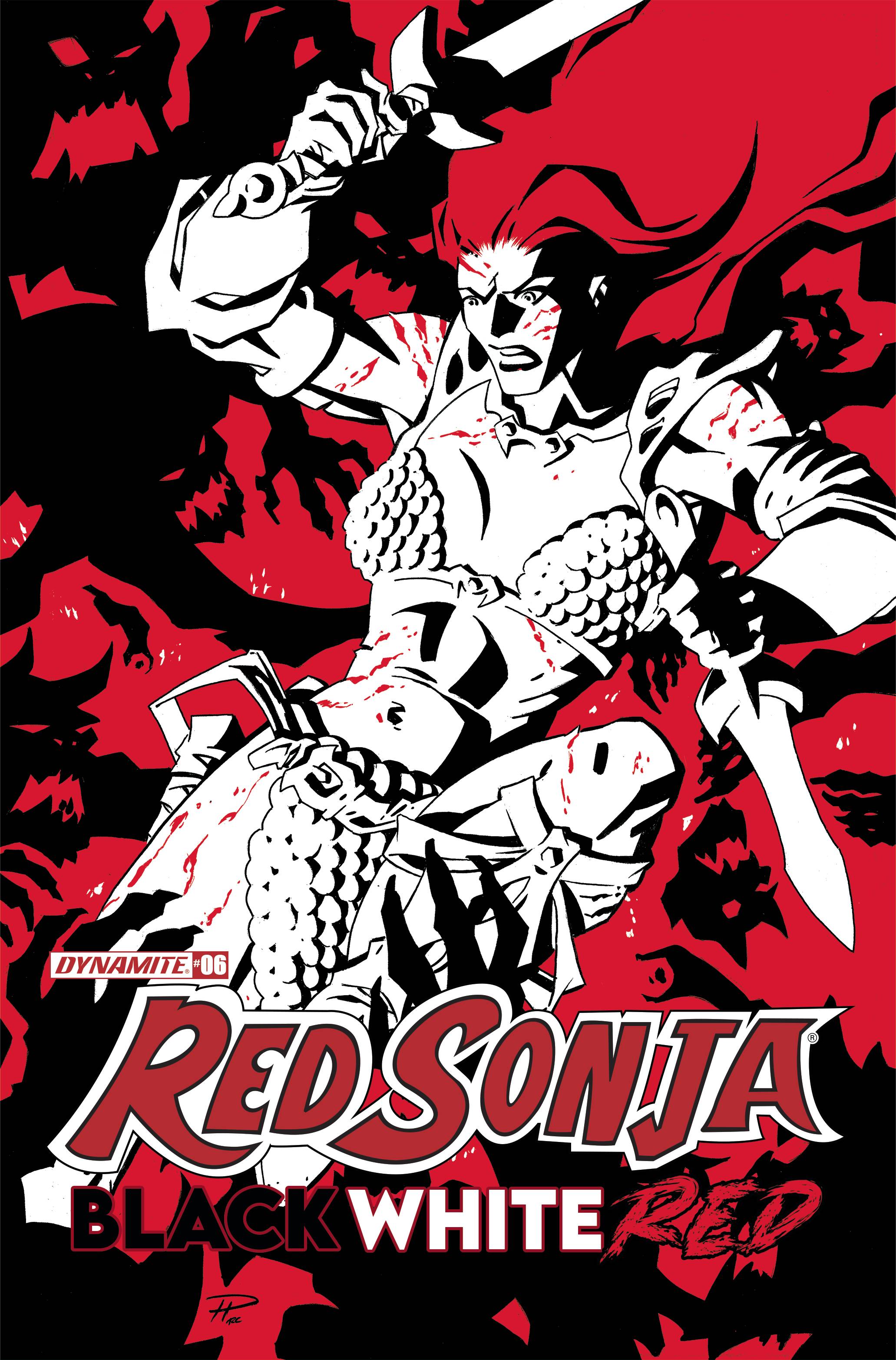 RED SONJA BLACK WHITE RED #7 CVR A HESTER
