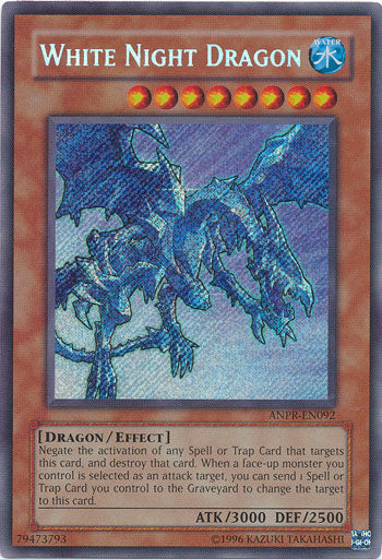 White Night Dragon (ANPR-EN092) Secret Rare - Near Mint Unlimited