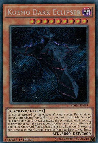 Kozmo Dark Eclipser (BOSH-EN085) Secret Rare - Near Mint 1st Edition