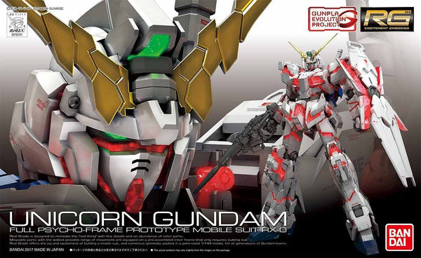 1/144 (RG): Gundam UC - #25 Unicorn Gundam Full Psyco-Frame Prototype Mobile Suit RX-0