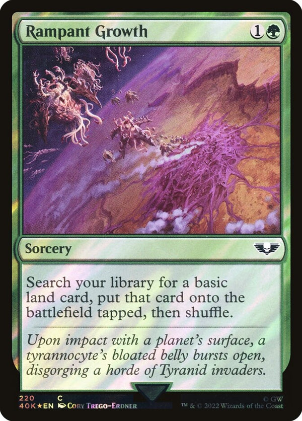 Rampant Growth [#220 Surge Foil] (40K-C-FOIL)