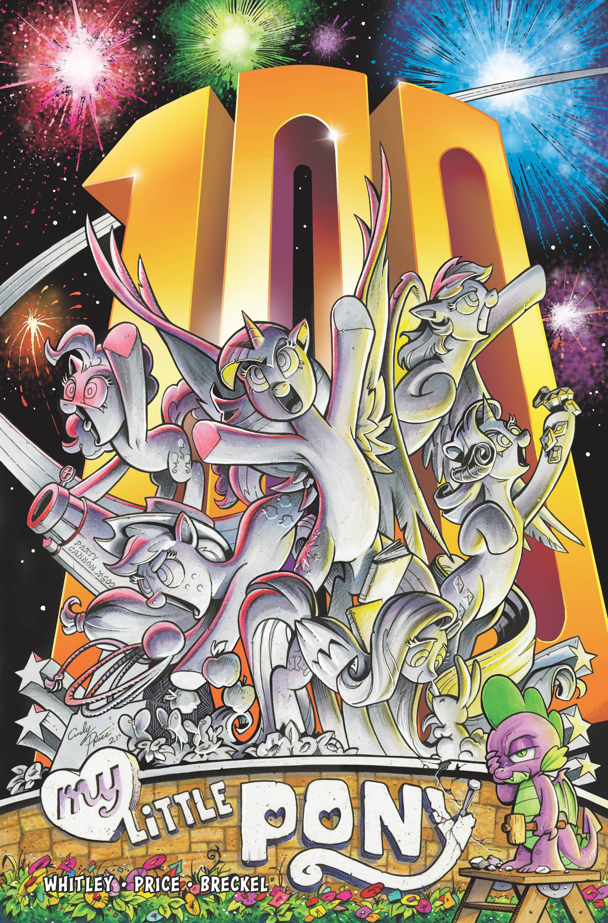 MY LITTLE PONY FRIENDSHIP IS MAGIC #100 CVR A  ANDY PRICE