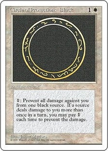 Circle of Protection: Black (4ED-C)