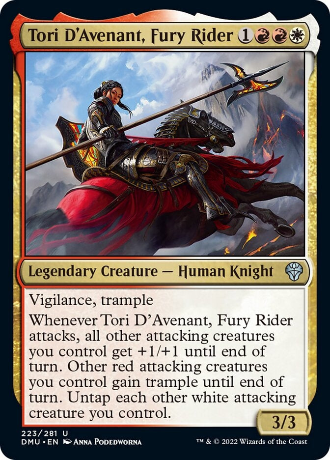 Tori D'Avenant, Fury Rider (DMU-U)