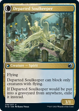 Devoted Grafkeeper//Departed Soulkeeper (MID-U)