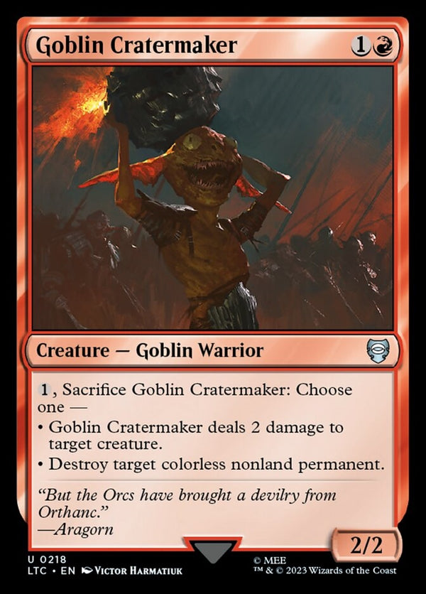 Goblin Cratermaker [#0218] (LTC-U)