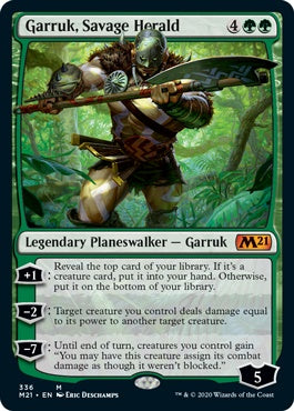 Garruk, Savage Herald [#336 Planeswalker Deck] (M21-M)
