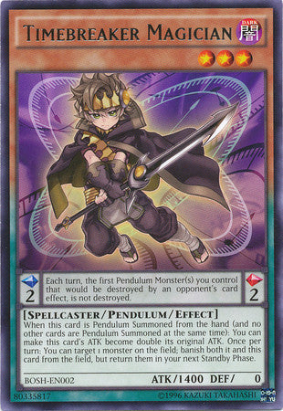 Timebreaker Magician (BOSH-EN002) Rare - Near Mint Unlimited