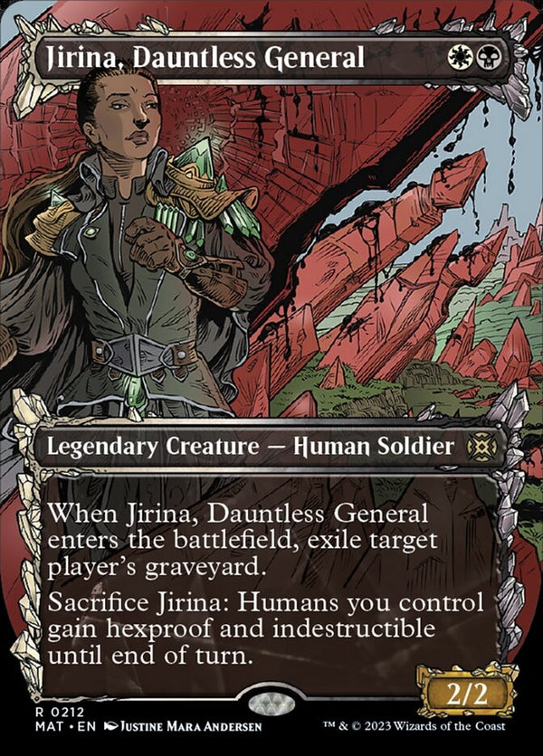 Jirina, Dauntless General [#0212 Halo Foil] (MAT-R)