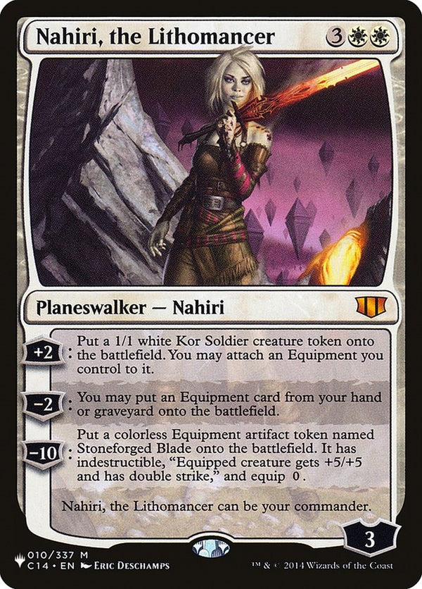 Nahiri, the Lithomancer (C14-M-LIST)