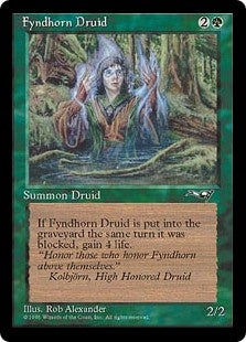 Fyndhorn Druid [Green Robe] (ALL-C)