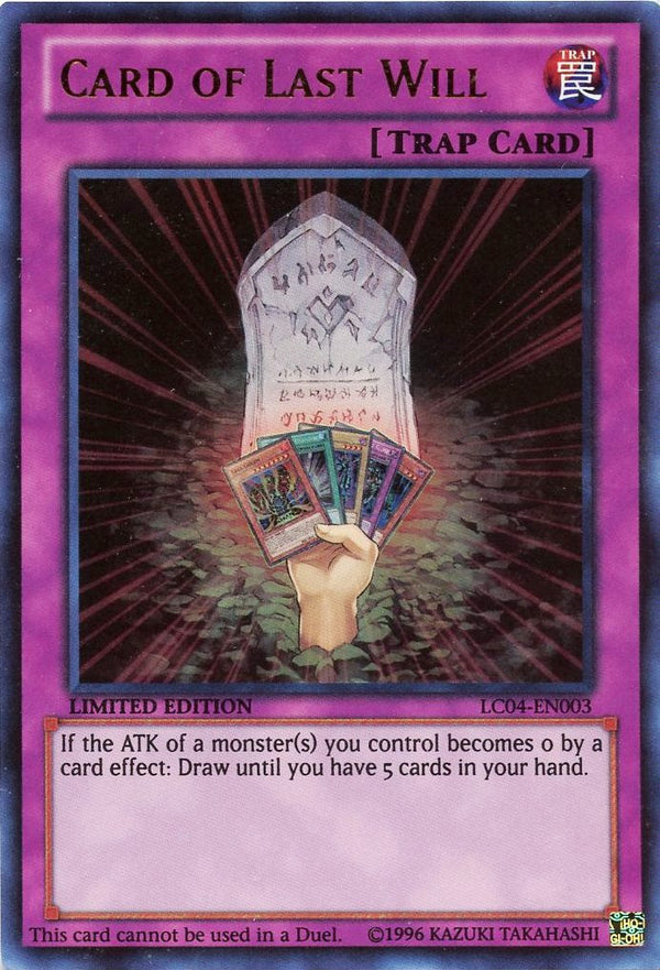 Card of Last Will (LC04-EN003) Limited Edition