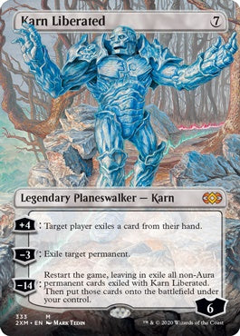 Karn Liberated [#333 Borderless Planeswalker] (2XM-M)