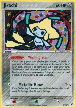 Jirachi (9/107) Reverse Holofoil Light Play