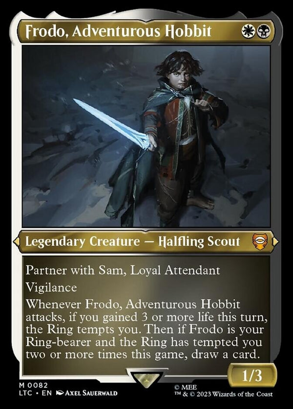 Frodo, Adventurous Hobbit [#0082 Etched Foil] (LTC-M)