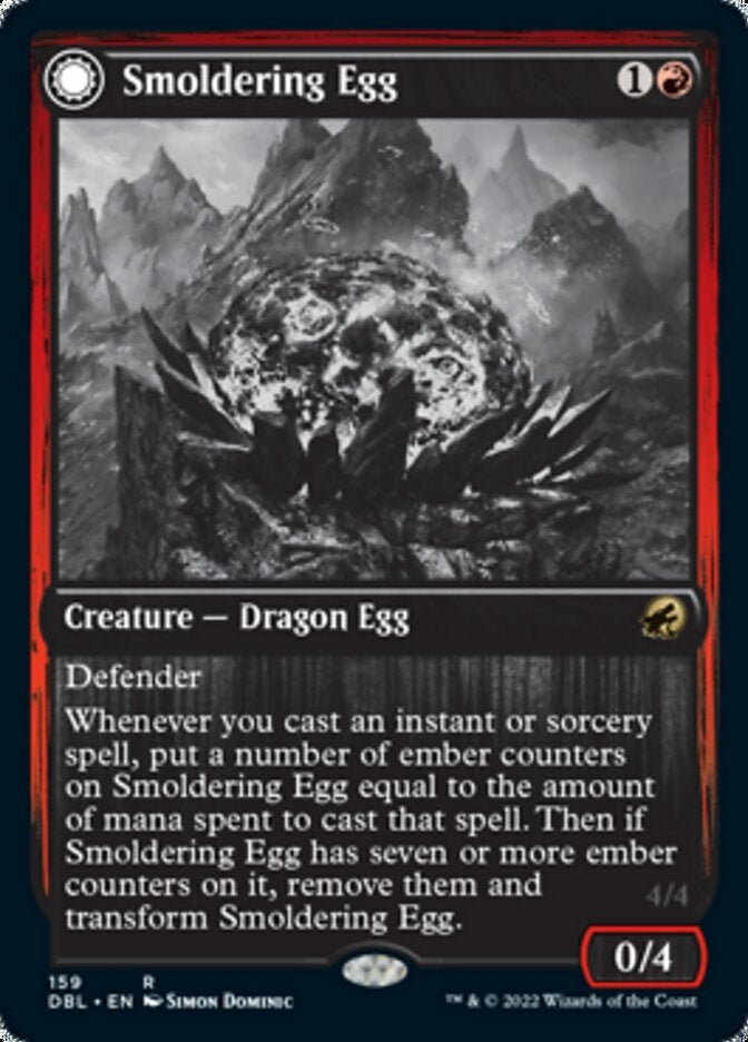 Smoldering Egg // Ashmouth Dragon [