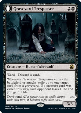 Graveyard Trespasser//Graveyard Glutton (MID-R)